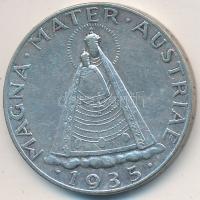 Ausztria 1935. 5Sch Ag "Madonna" T:2- Austria 1935. 5 Schilling Ag "Madonna" C:VF