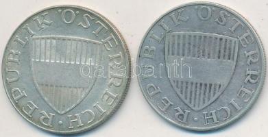 Ausztria 1957-1958. 10Sch Ag (2x) T:2-,3
Austria 1957-1958. 10 Schilling Ag (2x) C:VF,F