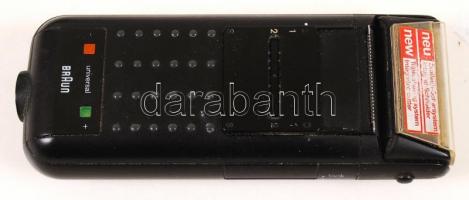 Braun villanyborotva eredeti tokban, vezetékkel, tisztítókefével