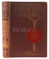 Kempelen Béla: Magyar nemes családok. IV. köt. (Fa-Házy) Bp. 1912. Kiadói aranyozott egészvászon kötésben. Kissé laza kötés