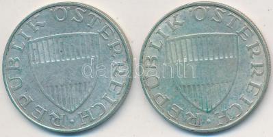 Ausztria 1959-1965. 10Sch Ag (2x) T:2-,3
Austria 1959-1965. 10 Schilling Ag (2x) C:VF,F