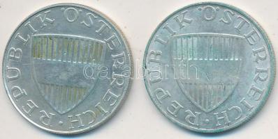 Ausztria 1970-1971. 10Sch Ag (2x) T:2-
Austria 1970-1971. 10 Schilling Ag (2x) C:VF
