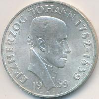 Ausztria 1959. 25Sch Ag "Johann főherceg" T:2- Austria 1959. 25 Schilling Ag "Archduke Johann" C:VF
