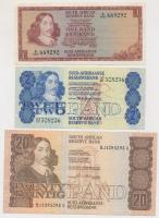 Dél-Afrika 1975. 1R + 1978-1981. 2R + 1990-1993. 20R T:II-,III South Africa 1975. 1 Rand + 1978-1981. 2 Rand + 1990-1993. 20 Rand C:VF,F