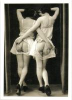 4 db használatlan, francia, erotikus reprint képeslap / 4 unused French erotic reprint cards
