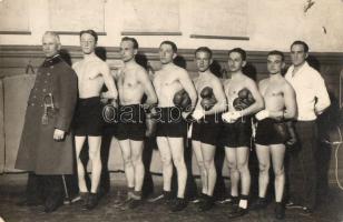 1931 Budapest VIII. Ludovika Akadémia, ökölvívó csapat, photo (b)
