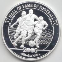 Uganda 2006. 2000Sh Ag "A labdarúgás halhatatlanjainak csarnoka - Hollandia 1990-es évek/Ronald...