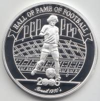 Uganda 2006. 2000Sh Ag "A labdarúgás halhatatlanjainak csarnoka - Brazília 1980-as évek/Zico&qu...