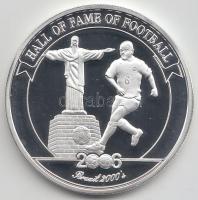Uganda 2006. 2000Sh Ag "A labdarúgás halhatatlanjainak csarnoka - Brazília 2000-es évek / Rober...