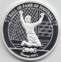 Uganda 2006. 2000Sh Ag "A labdarúgás halhatatlanjainak csarnoka - Németország 1980-as évek / Ha...