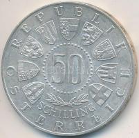 Ausztria 1963. 50Sch Ag "Tirol 600 éve egyesült Ausztriával" T:2-
Austria 1963. 50 Schilli...