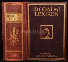 Benedek Marcell (szerk.): Irodalmi lexikon. Bp., 1927, Győző Andor Kiadása. Kiadói, aranyozott egészvászon kötésben