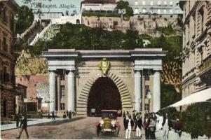 Budapest I. Budai Váralagút, Takarékpénztár, automobile (EK)