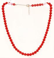 Korall nyaklánc, h: 45 cm / Coral necklace, 45 cm