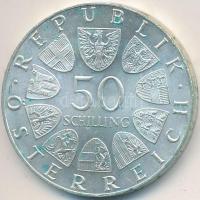 Ausztria 1974. 50Sch Ag "125 éves az osztrák csendőrség" T:1-
Austria 1974. 50 Schilling A...