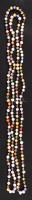 Színes gyöngysor, h: 140 cm /
Colored necklet, 140 cm