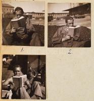 1949 József Attilát a dolgozóknak 5 db proganadafotó 7x7 cm