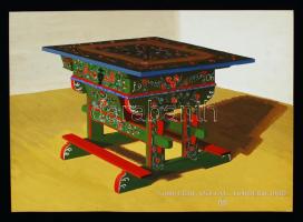 1930 M.L. jelzéssel: Toroczkói asztal. Akvarell, papír. 36x25 cm