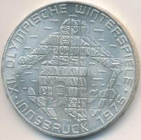 Ausztria 1976. 100Sch Ag "Innsbruck - XII. téli olimpia / Síelő" T:2 Austria 1976. 100 Schilling Ag "Winter Olympics Innsbruck / Skier" C:XF