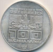 Ausztria 1976. 100Sch Ag "Innsbruck - XII. téli olimpia / Síelő" T:2
Austria 1976. 100 Sch...