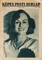 1937 A Képes Pesti Hírlap képes melléklet teljes évfolyama, sérült egészvászon kötésben