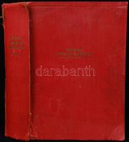 1937 A Képes Pesti Hírlap képes melléklet teljes évfolyama, sérült egészvászon kötésben
