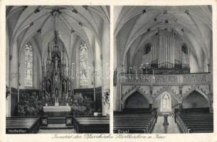 Hartkirchen am Inn, Pfarrkirche, Hochaltar, Orgel / Parish church, High altar, organ, interior (EK)