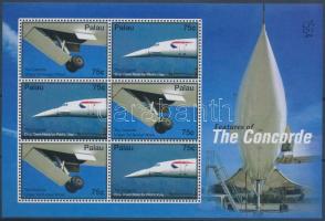 Concorde kisív, Concorde minisheet