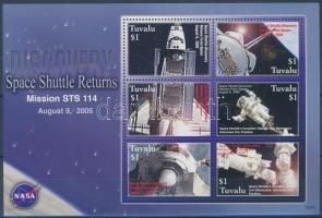Space Travel: Space Shuttle mission mini sheet, Űrutazás: Space Shuttle-küldetés kisív