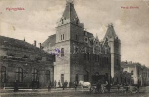 Nyíregyháza, vasútállomás (ázott / wet damage)