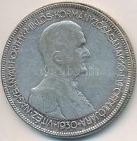 1930. 5P Ag "Horthy-jobbra" T:3 Adamo P8
