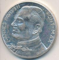 Vatikán DN II. János Pál ezüstözött emlékérem (35mm) T:2 Vatican ND John Paul II / Pax semper sit inter homines silver plated commemorative coin (35mm) C:XF