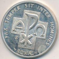 Vatikán DN "II. János Pál" ezüstözött emlékérem (35mm) T:2
Vatican ND "John Paul II /...