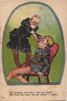 Dentist, humour, litho (EB)