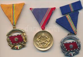 1964/1965. Szolgálati Érdemérem 20 év után kitüntetés dísztokban + "A Haza Szolgálatáért" ...