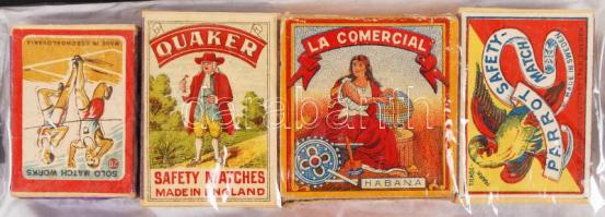 4 db különböző gyufásdoboz (fából készült) / matchboxes