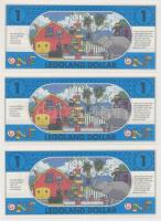 Amerikai Egyesült Államok/Kalifornia "Legoland" 1$ (3x) T:I
USA/California "Legoland&...