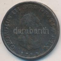 Nagy-Britannia 1799. 1F Cu "III. György" T:3 Great Britain 1799. 1 Farthing Cu "George III" C:F Krause KM# 646