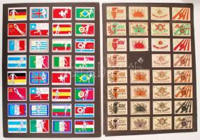 kb 2600 darabos gyönyörű magyar gyufacímke gyűjtemény alkalmi sorozatokkal, szépen rendezve kiállítási lapokon