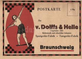 Stern Sportgeräte, Braunschweig / German sports accessories advertisement