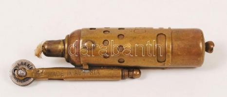 cca 1916 Töltényhüvelyből készített öngyújtó / lighter made of flack