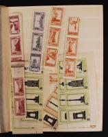 172 db magyar-osztrák levélzáró berakólapon