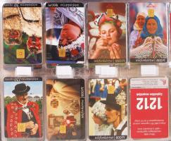 kb 300 darabos magyar telefonkártya gyűjtemény, szépen rendszerezve, felcímkézve igényes gyűrűs berakóban