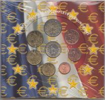 Franciaország 2003. 1C-2 8klf darabból álló forgalmi szett eredeti bontatlan csomagolásban T:1 France 2003. 1 Cent - 2 Euro coin set with 8pcs of various coins in original case C:UNC