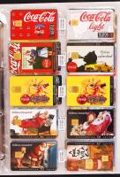 kb 160 darabos magyar telefonkártya gyűjtemény, korai kártyákkal, közülük több használatlan szépen rendszerezve, felcímkézve gyűrűs berakóban