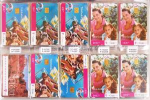 kb 160 darabos magyar telefonkártya gyűjtemény, korai kártyákkal, közülük több használatlan szépen r...