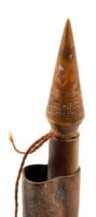 Régi réz töltényhüvely, m: 10 cm /
Vintage spent catridge, 10 cm