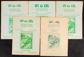 1952-67 Az Út és cél c hungarista lap 5 száma