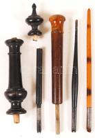 Tollszárak, tus fogók, pecsétnyomó fogók