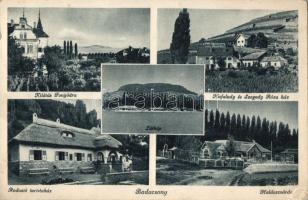 Badacsony, Halászcsárda, Rodostó turistaház, Kisfaludy- és Szegedy Róza-ház